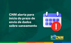 Imagem da notícia CNM alerta para início do prazo de envio de dados sobre saneamento